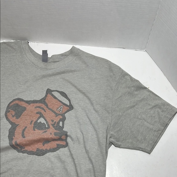 Next Level Apparel Gray Short Sleeve Tee with Cartoon Graphic - Picture 5 of 9